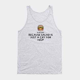 Adorable Mini Burger Lover Tee Tank Top